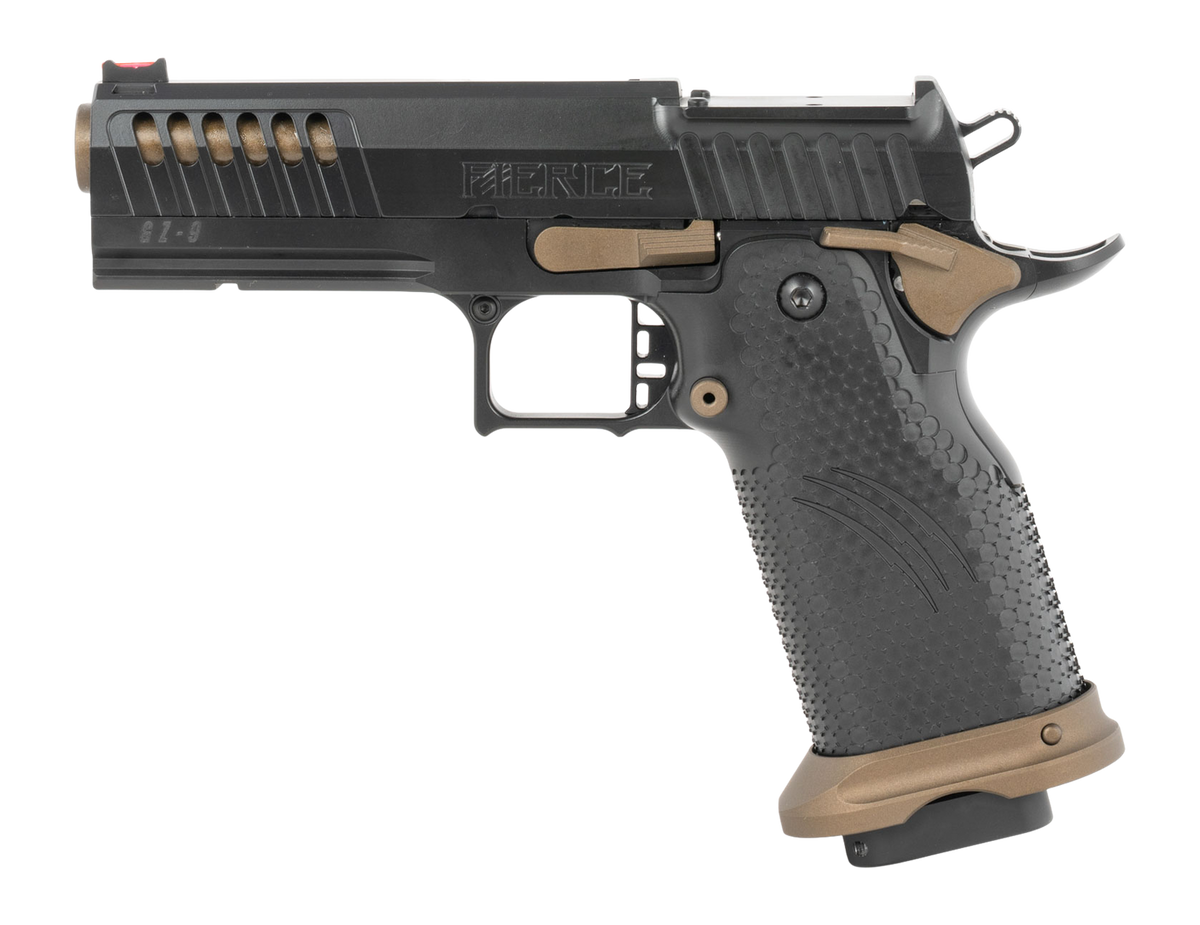 Fierce Firearms Grizz Commander 9mm Luger 4.25" 19+1 Semi-Auto Pistol - Burnt Bronze Cerakote — view 2