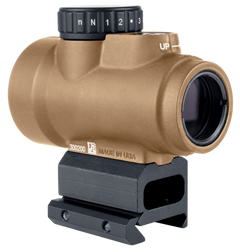 Trijicon MRO SD Coyote Tan 1x25mm 2 MOA Red Dot Sight - Full Co-Witness Mount — view 2