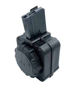 ProMag DRMA97 65-Rd .223 Rem Drum Magazine for Ruger Mini-14 - Black Polymer — view 2