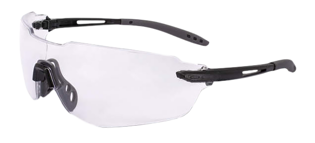 Radians Oblivion Clear Lens Black Frame Safety Glasses — view 2