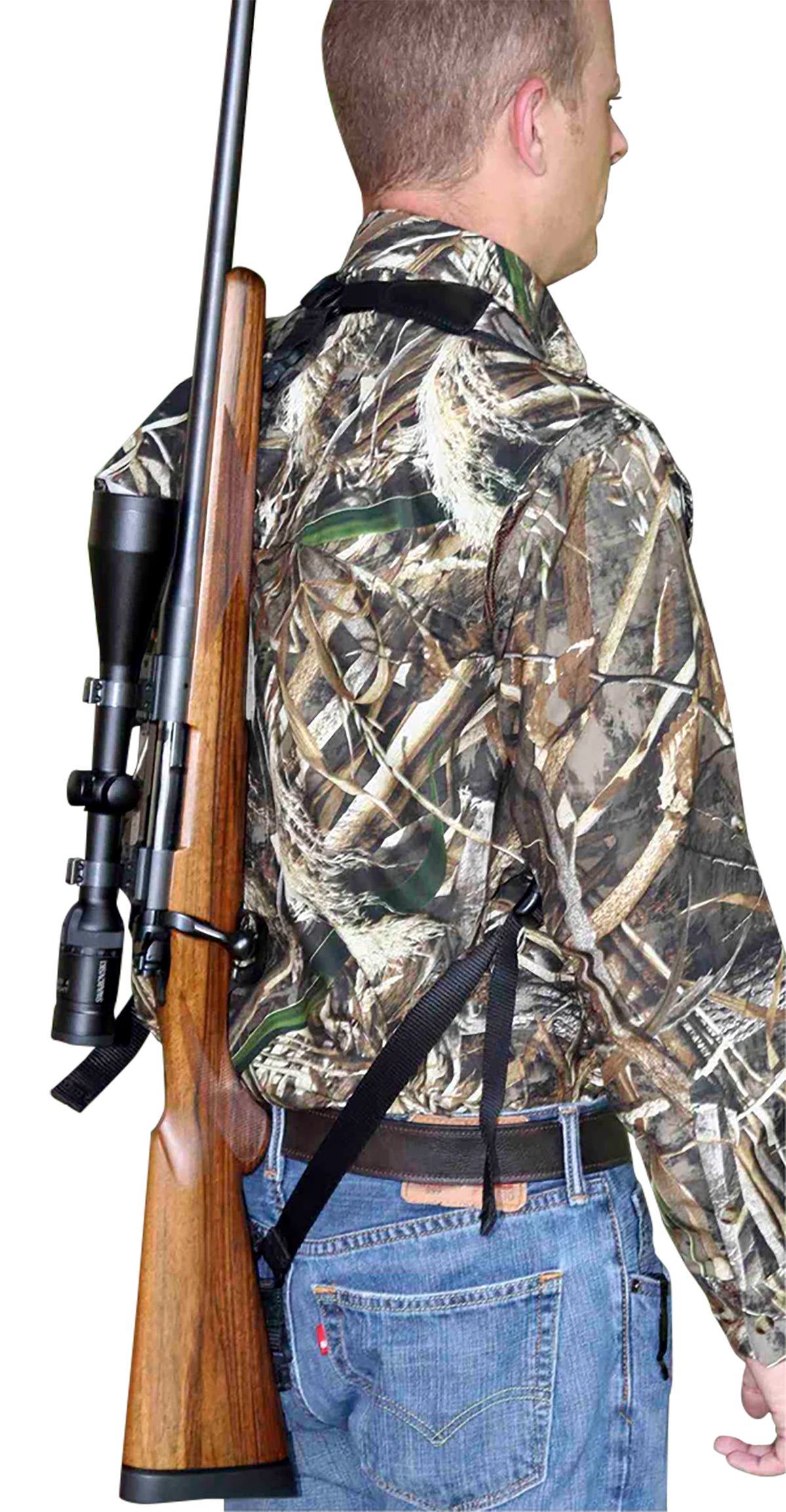 Outdoor Connection Backpack Sling Realtree APG 2" 21" Spreader Adjustable w/ Talon Swivels Rifle/Shotgun — view 2