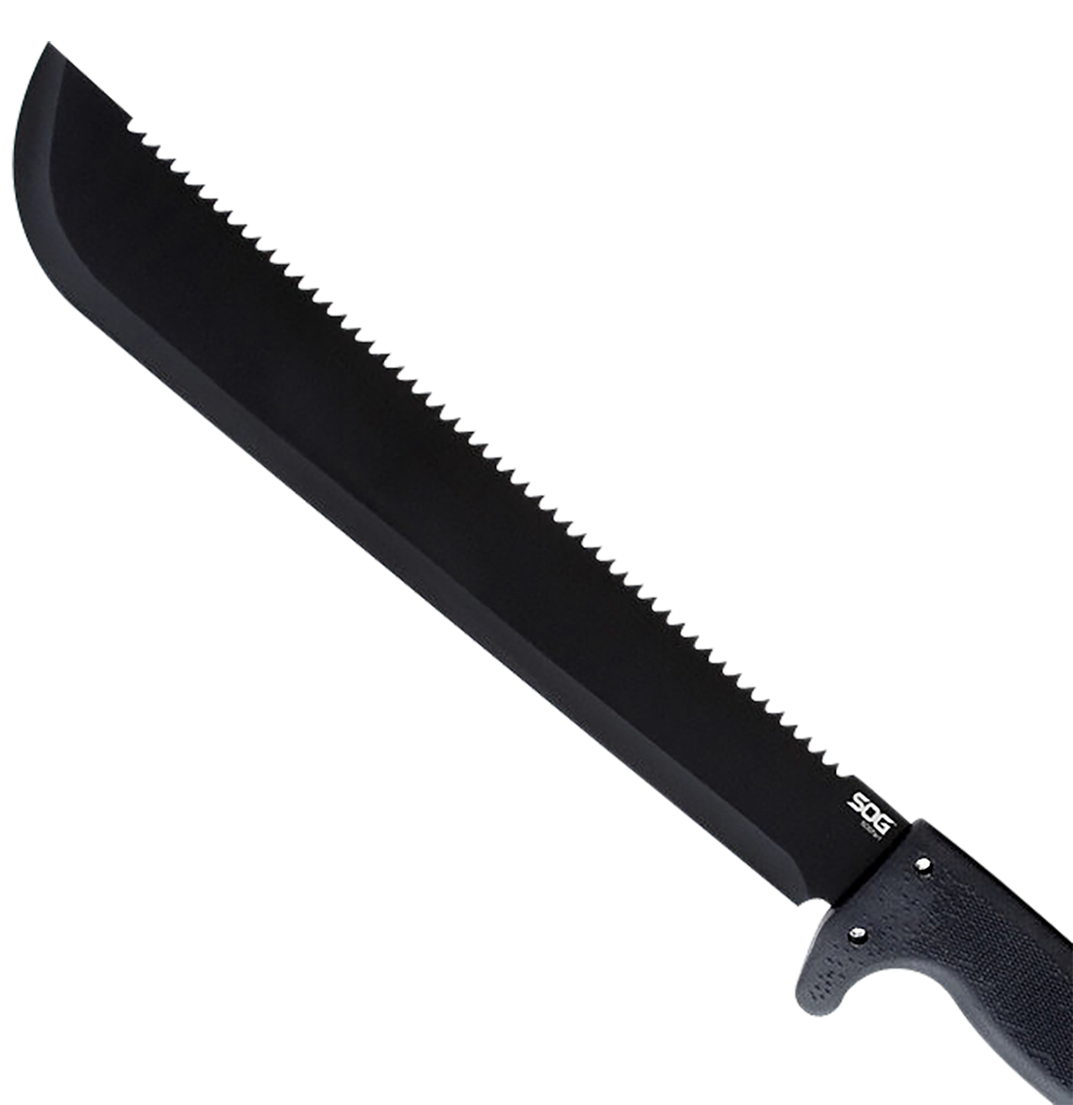 S.O.G SOGfari MC01-N 13" Machete - 3Cr13MoV SS Black Powder Coated Kraton Handle — view 2