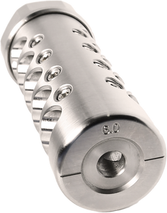 American Precision Arms Gen 4 Fat Bastard 6.5mm 5/8x24 Self-Timing Muzzle Brake - Stainless — view 2