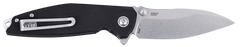 Columbia River CRKT 2540 Ibis 3.09" Folding Plain Stonewashed D2 Steel Black G10 Knife — view 2
