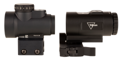Trijicon MRO HD 1x/3x 25mm 2 MOA Red Dot / 68 MOA Circle Reflex Sight w/ 3x Magnifier - Matte Black — view 2