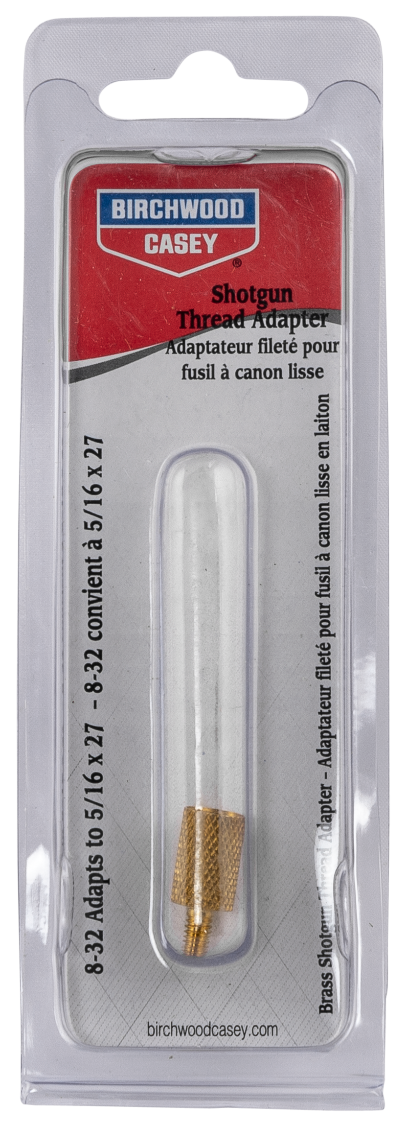 Birchwood Casey 41301 Shotgun Brass Thread Adapter 8-32-5/16-27 — view 2