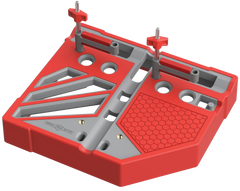 Real Avid Master Bench Block Pro Gray/Red Durable Resin Block for Pistols & Long Guns — view 2
