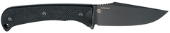 Hogue Extrak Fixed Blade 3.30" Clip Point Plain Edge Black Cerakote CPM M4 Steel Black G10 Handle — view 2