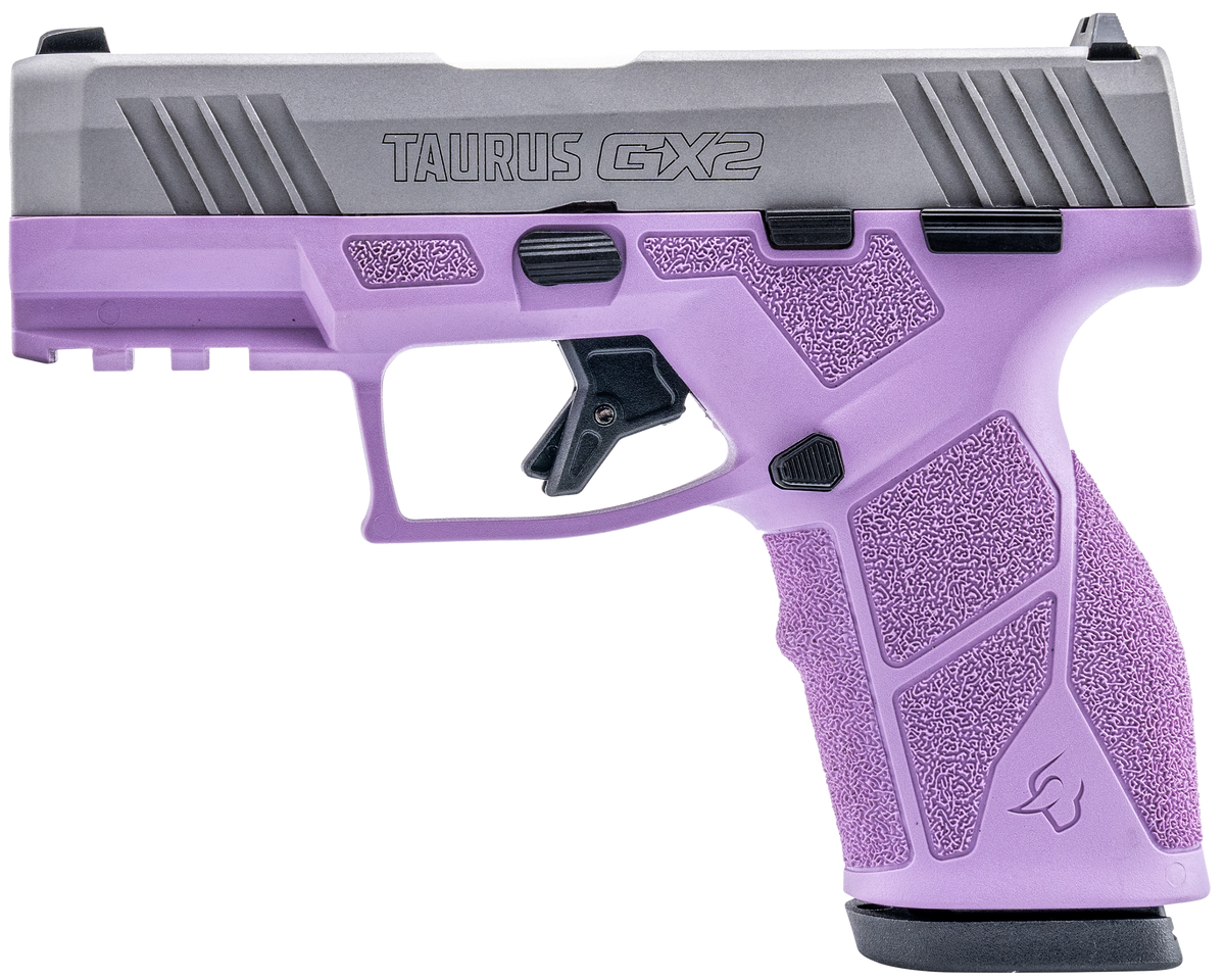 Taurus GX2 9mm Luger 3.37" 10+1 Semi-Auto Pistol - Light Purple Polymer Frame / Stainless Slide — view 2