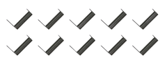 White Label Armory Ejection Port Cover AR-10/AR-15 Black Oxide 10 Pack — view 2