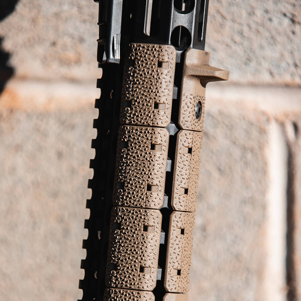 Magpul Industries M-LOK Rail Covers Type 2 Polymer - Flat Dark Earth - 6 Pack — view 2