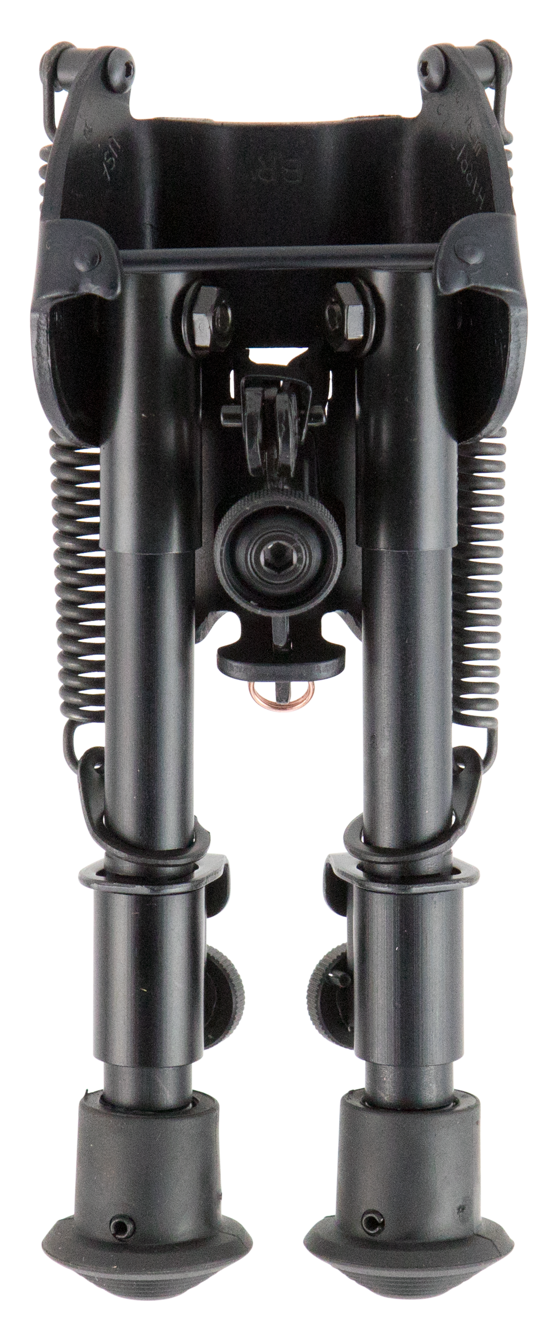Harris 1A2-BR Bipod Non-Swivel 6-9" Swivel Stud Rubber Feet - Black Steel/Aluminum — view 2