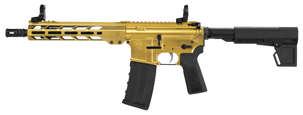 Hi-Point Firearms HP-15P 5.56 NATO 10.5" 30+1 Semi-Auto Pistol - Gold Receiver — view 2