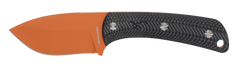 Browning Back Country Small 2.75" Fixed Deep Belly Skinner Plain D2 Steel - Blaze Orange Ceramic Black G10 — view 2
