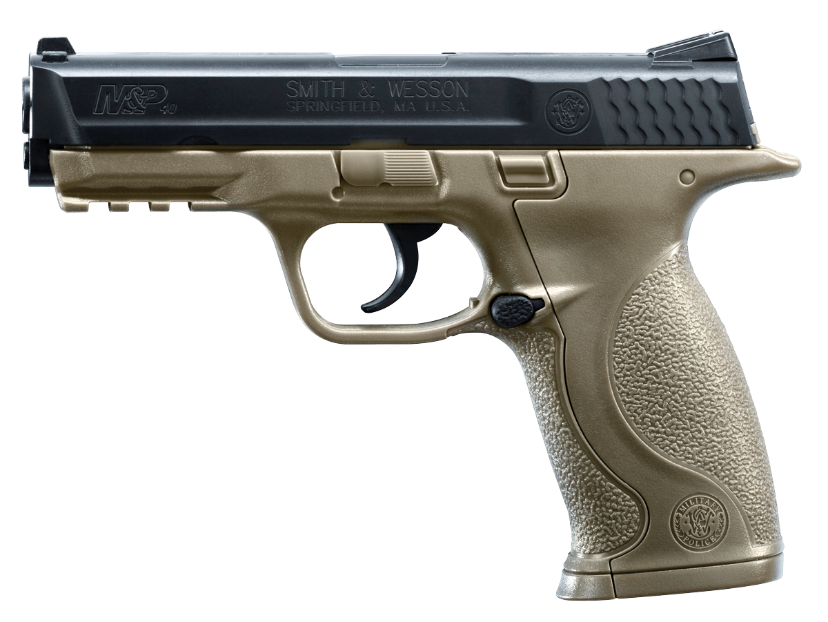 RWS Umarex S&W M&P CO2 .177 BB 4.25" 19+1 Air Pistol - FDE Frame — view 2