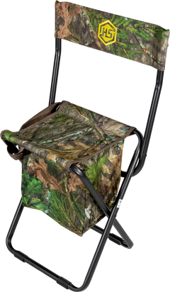 Hunters Specialties Dove Chair w/ Back Realtree Edge Camo Folding Seat — view 2