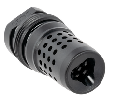 Dead Air Xeno Muzzle Brake 1/2x28 Black Nitride 4140 Steel — view 2