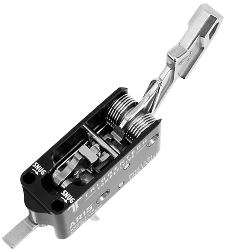 TriggerTech Competitive AR-15 Single-Stage Curved Trigger 3 lbs Fixed Stainless — view 2