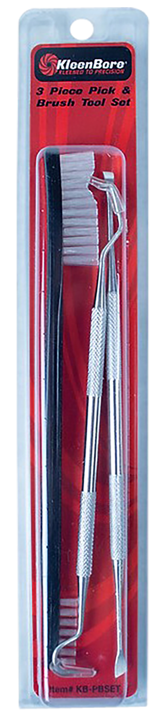 Kleen-Bore KB-PBSET 3-Piece Pick & Brush Tool Set — view 2