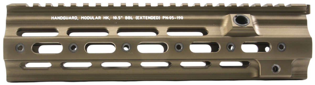 Geissele Automatics Super Modular Rail HK 10.5" M-LOK Handguard - Desert Dirt Color — view 2