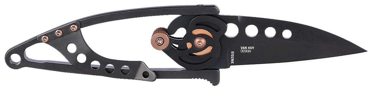 Columbia River CRKT 5102NK Snap Lock 2.55" Folding Drop Point Plain Black TiNi 420J2 SS Black Stainless Handle — view 2
