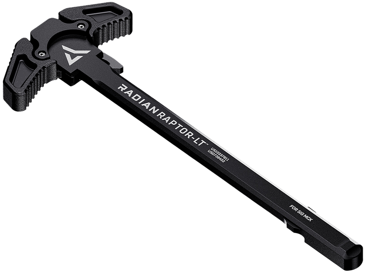 Radian Weapons Raptor-LT Ambidextrous Charging Handle - Black - Sig MCX — view 2