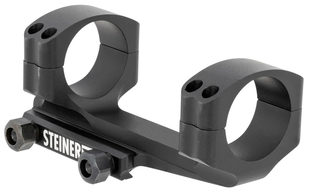 Steiner P-Series 34mm Cantilever Scope Mount/Ring Combo 1.43" High - Matte Black — view 2