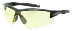 Howard Leight Uvex Acadia Anti-Fog Amber Lens Safety Glasses - Black Frame — view 2
