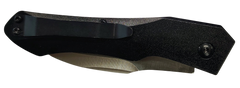 Xcaliber Knife Company Switch Blade 3.25" Automatic Folding Sheepsfoot Plain D2 Steel - Black Aluminum Handle — view 2