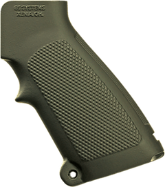 B5 Systems CAR15 LS2 Grip OD Green Polymer Pistol Grip — view 2