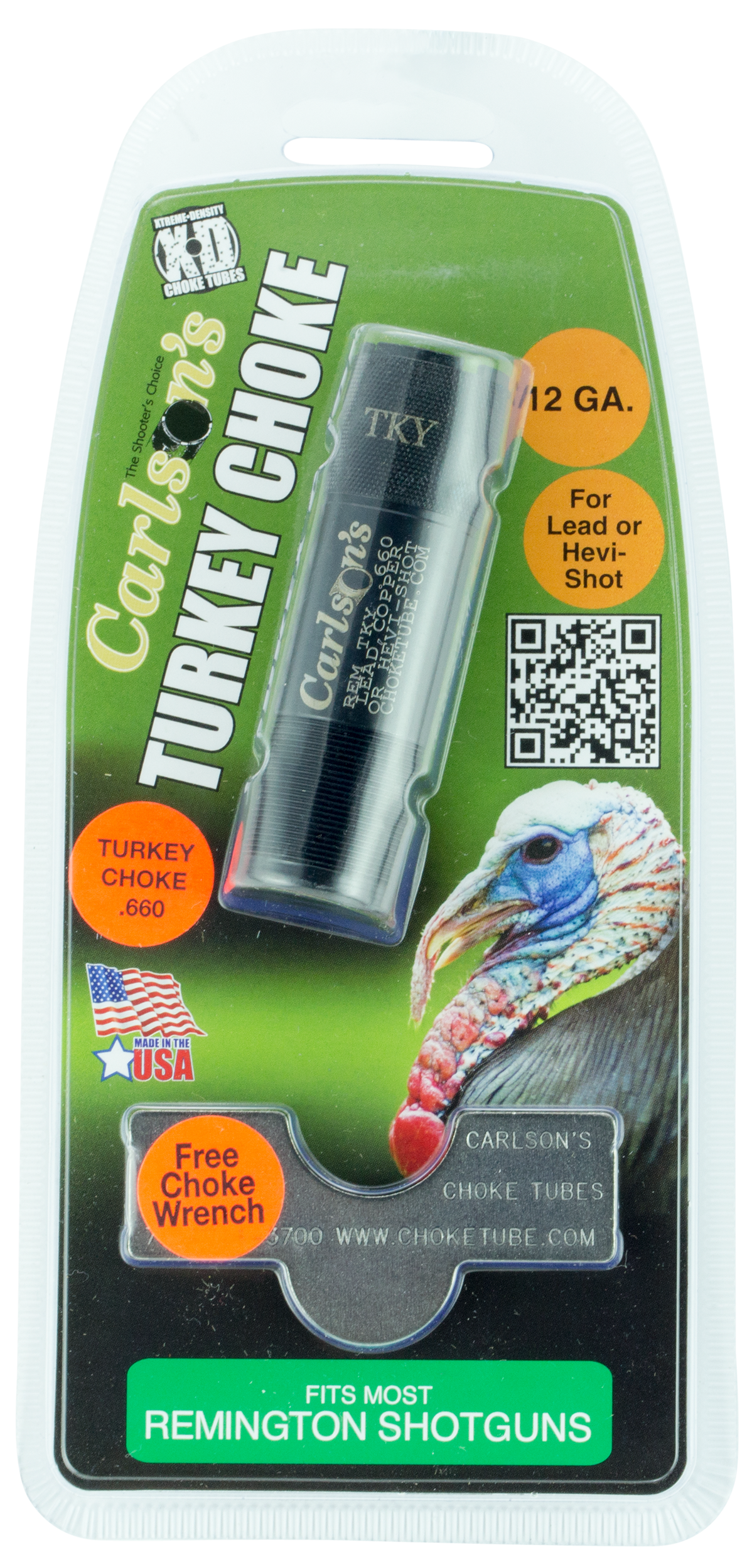 Carlsons 19583 Extended Turkey 12 Gauge Choke Tube - Remington - .660 - 17-4 Stainless — view 2