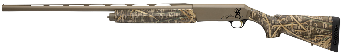 Browning Silver Field 12 Gauge 3.5" 28" 4-Rd Semi-Auto Shotgun - Mossy Oak Shadow Grass FDE — view 2