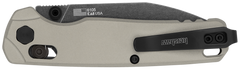 Kershaw Bel Air 3" Folding Reverse Tanto Plain Blackwash CPM MagnaCut - Bright Nickel Cerakote Aluminum Handle — view 2