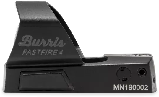 Burris FastFire 4 1x 1.14"x0.73" 3 MOA/11 MOA Red Dot Multi Reticle Matte Black — view 2