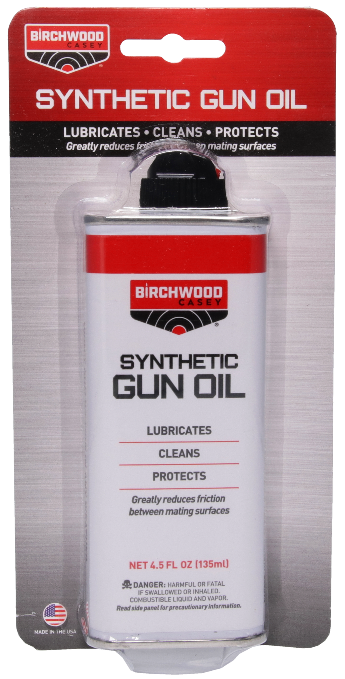 Birchwood Casey 44128 Synthetic Gun Oil 4.5 oz Spout Can — view 2