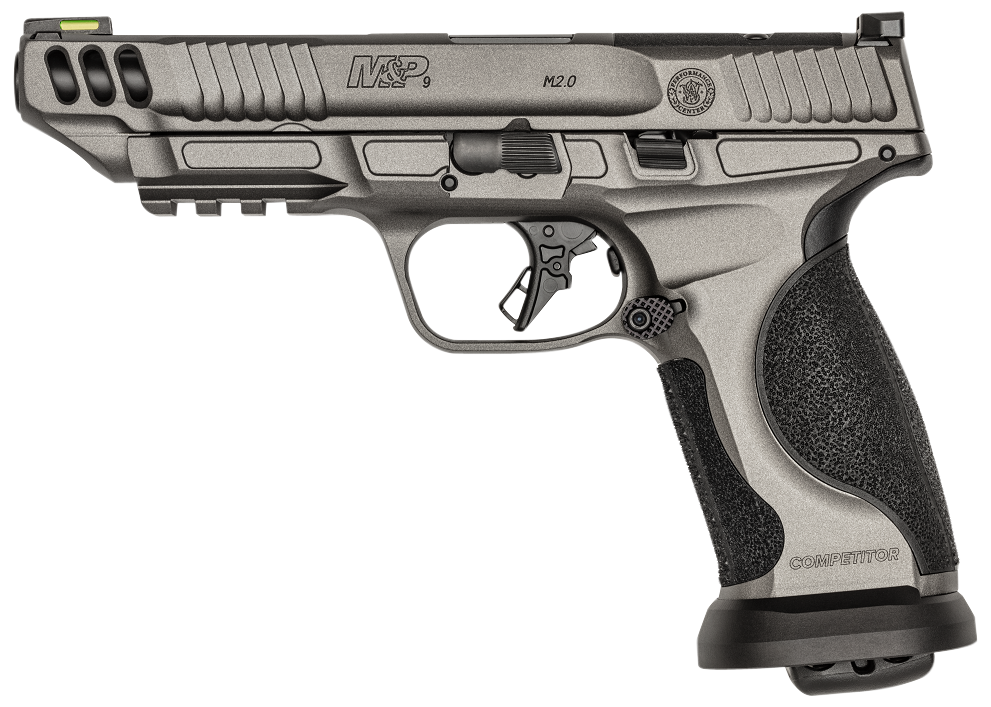 Smith & Wesson Performance Center M&P 9 M2.0 Competitor 9mm Luger 5" 10+1 Optic Ready Semi-Auto Pistol - Tungsten Gray Cerakote — view 2