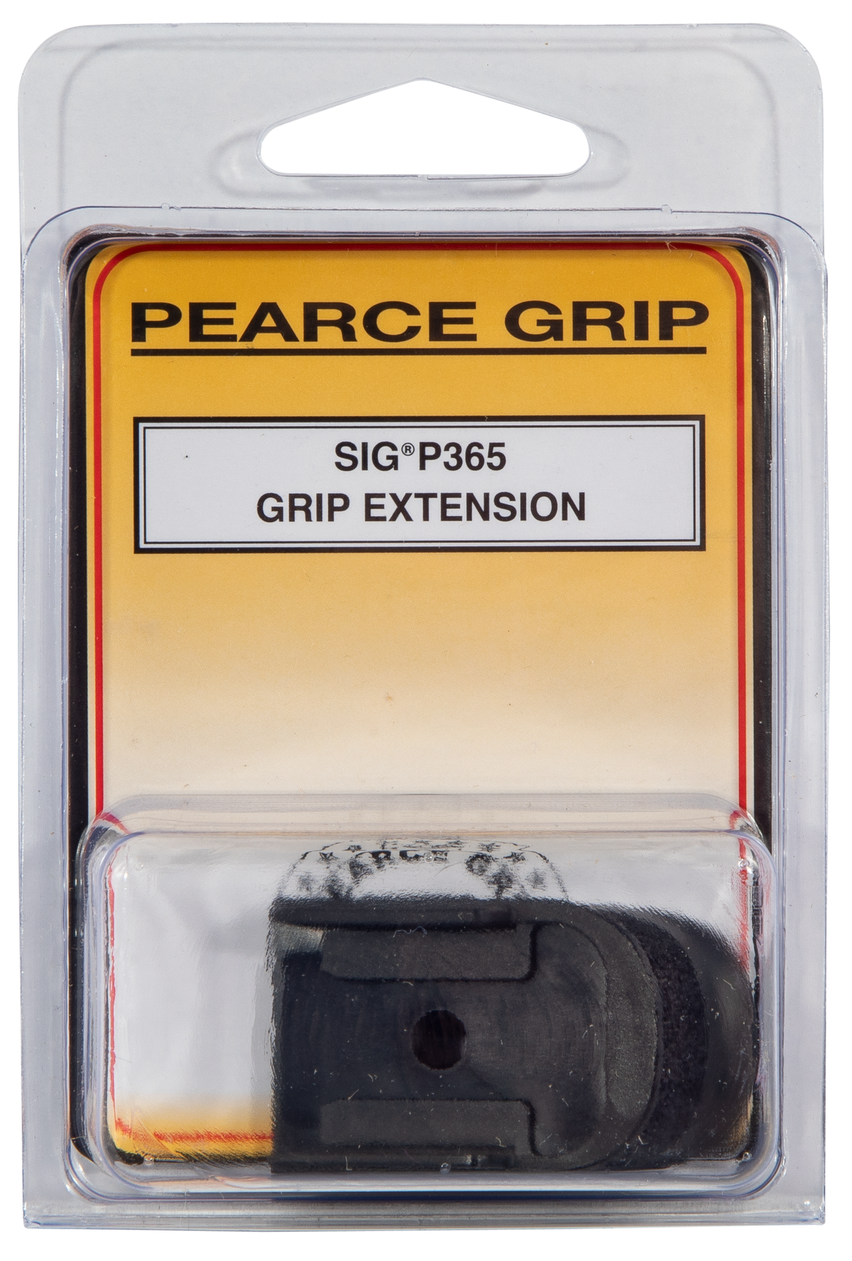 Pearce Grip PG365 Grip Extension Sig P365 9mm/.380 ACP 10-Rd 5/8" Textured Polymer Black — view 2