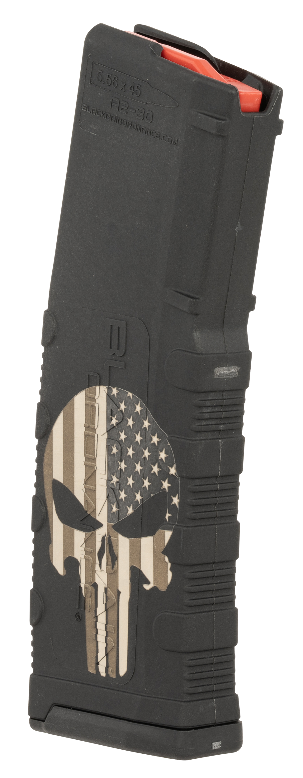 Black Rain Ordnance MAG30 Punisher American Flag 30-Rd .223 Rem/5.56 NATO AR-15 Magazine — view 2
