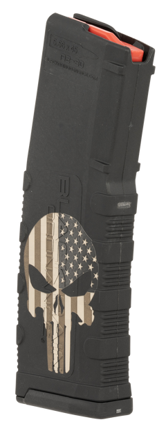 Black Rain Ordnance MAG30 Punisher American Flag 30-Rd .223 Rem/5.56 NATO AR-15 Magazine — view 2