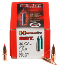 Hornady SST 30 Caliber .308 165 gr Super Shock Tip Bullets - 100 Count — view 2