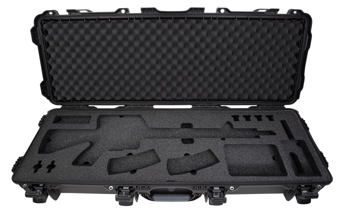 Nanuk 990 AR-15 Rifle Case 36" Black Polymer w/ Foam, Wheels and TSA Locks — view 2