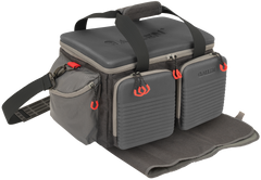 Allen 8325 Competitor Premium Molded Lockable Range Bag Gray w/Internal Tote & Fold-Up Gun Mat — view 2
