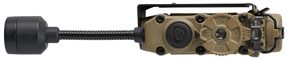 Streamlight Sidewinder Stalk Helmet Light 23/28/57/76 Lumens White/Red/Green/Blue/IR LED Coyote Polymer E-Mount — view 2