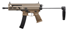Grand Power Stribog SP9A1 9mm Luger 8" 30+1 Semi-Auto Pistol w/ Tailhook Brace - FDE — view 2