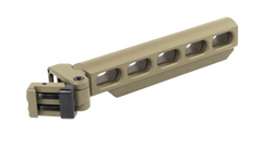 Samson B.R.E. Bufferless Receiver Extension 6-Position Carbine Buffer Tube with Folding Picatinny Adapter - AR-15 - Flat Dark Earth — view 2