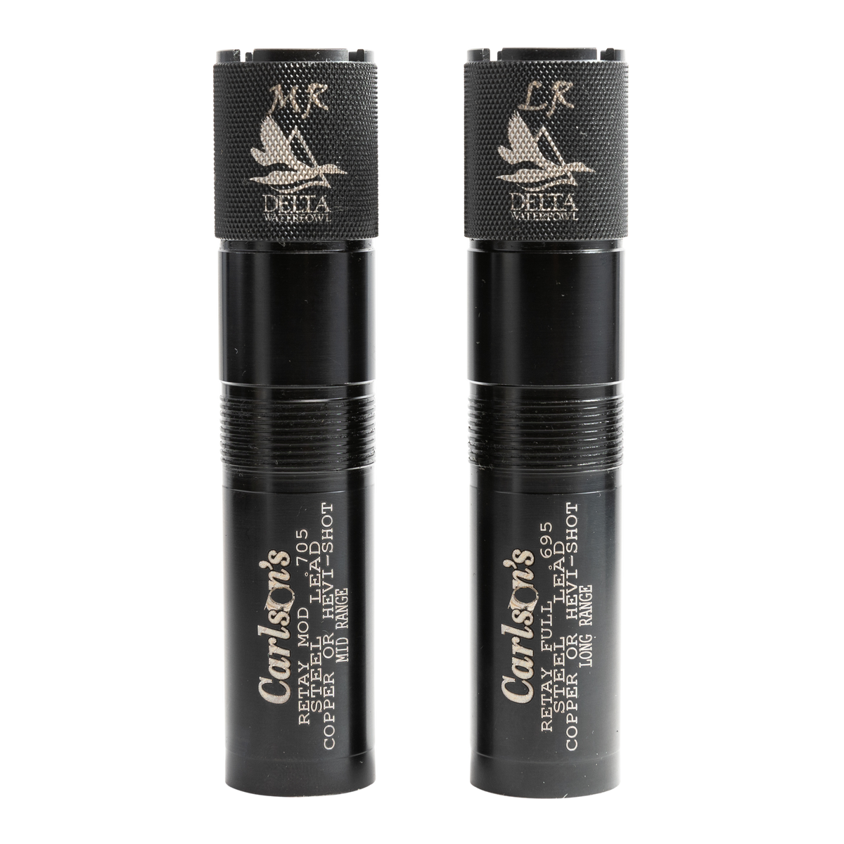 Carlsons Delta Waterfowl Retay 12 Gauge Mid/Long Range 17-4 Stainless Steel Choke Tube 2-Pack — view 2
