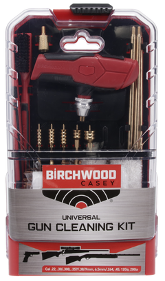Birchwood Casey Universal Gun Cleaning Kit Multi-Caliber/Multi-Gauge 22-Piece Black/Red — view 2