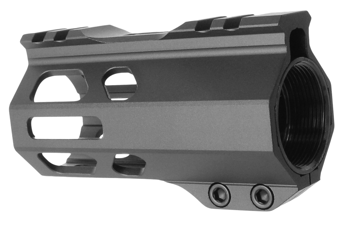TacFire A.C.E. M-Lok Handguard 4" Black Hardcoat Anodized Aluminum for AR-15 — view 2