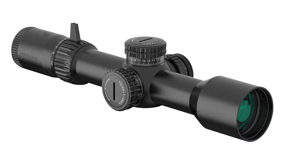Swampfox Optics Warhawk Tactical 3-15x50mm FFP MOA 34mm Tube Rifle Scope — view 2