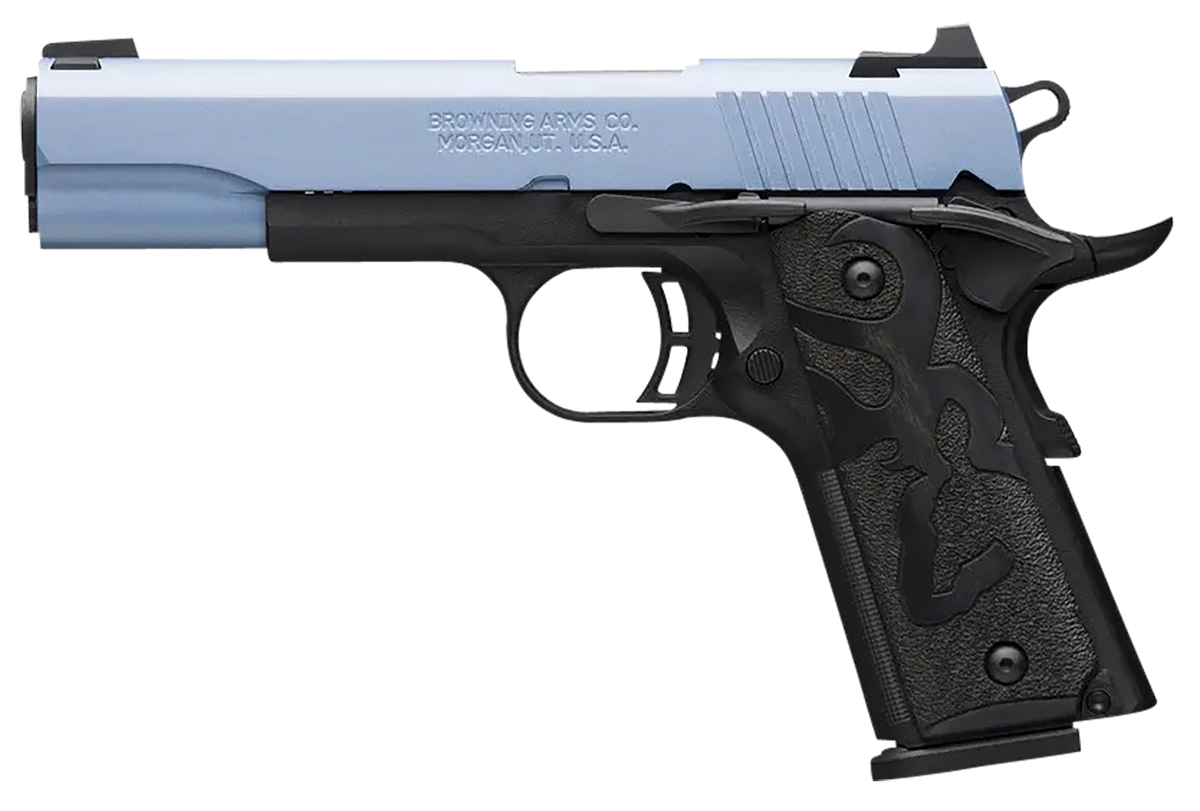 Browning 1911-380 Black Label Full Size 380 ACP 4.25" 8+1 Semi-Auto Pistol - Polar Blue Cerakote — view 2